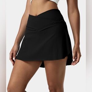 PRICE DROP NWT Halara Size L Black 2-in-1 Side Pocket Cool Touch Tennis Skirt